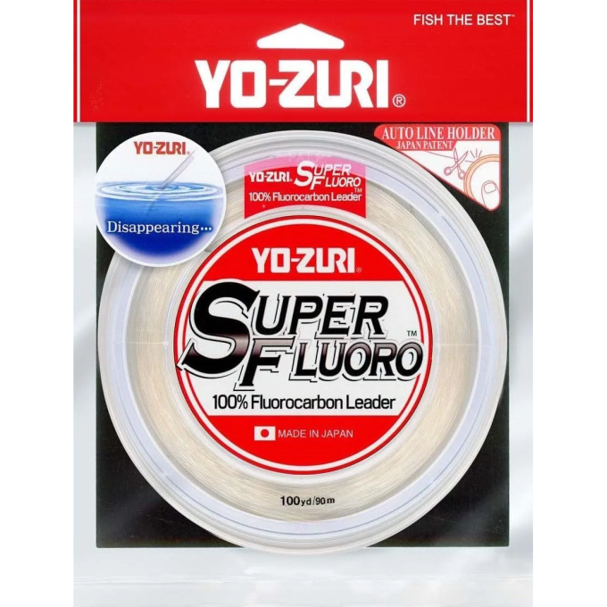 Флюорокарбон YO-ZURI SUPERFLUORO 100YDS 30Lbs 13kg (0,488mm) R1501-NC