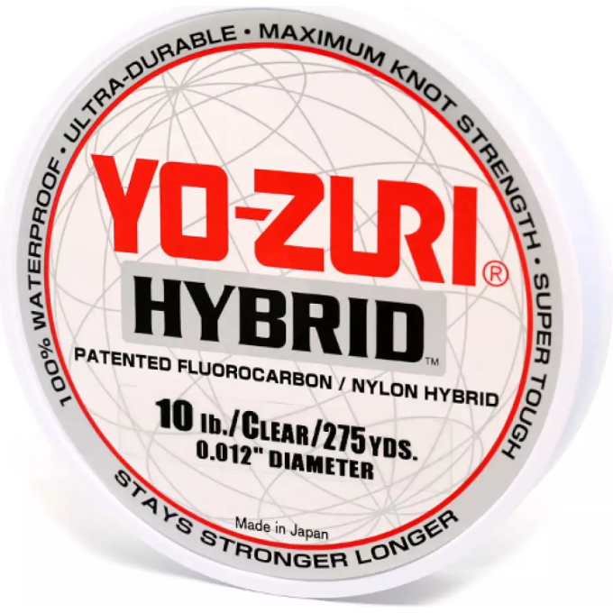 Леска монофильная YO-ZURI HYBRID 275Yd 10Lbs 252M (0,308mm) R516-CL