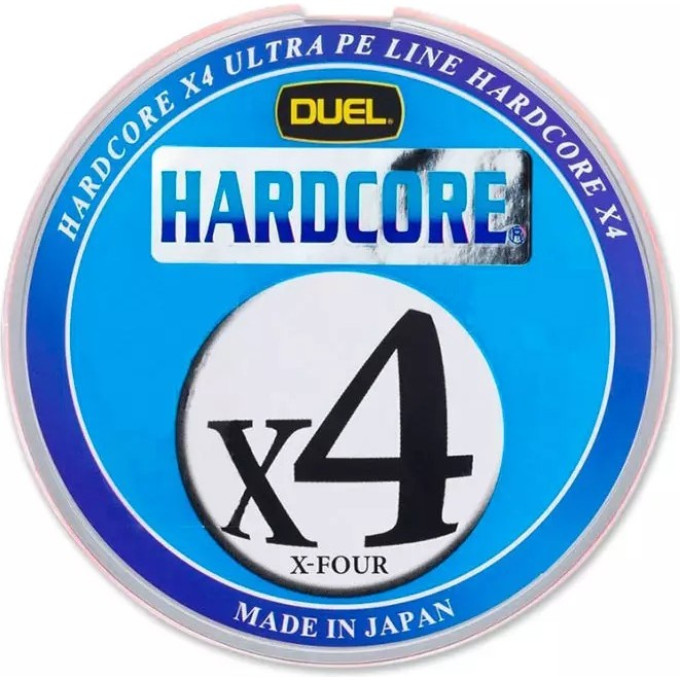 Плетеный шнур YO-ZURI DUEL PE HARDCORE X4 200m #1,2 5COLOR-YELLOW MARKING 9,0Kg (0,191mm) H3248N-5CBL